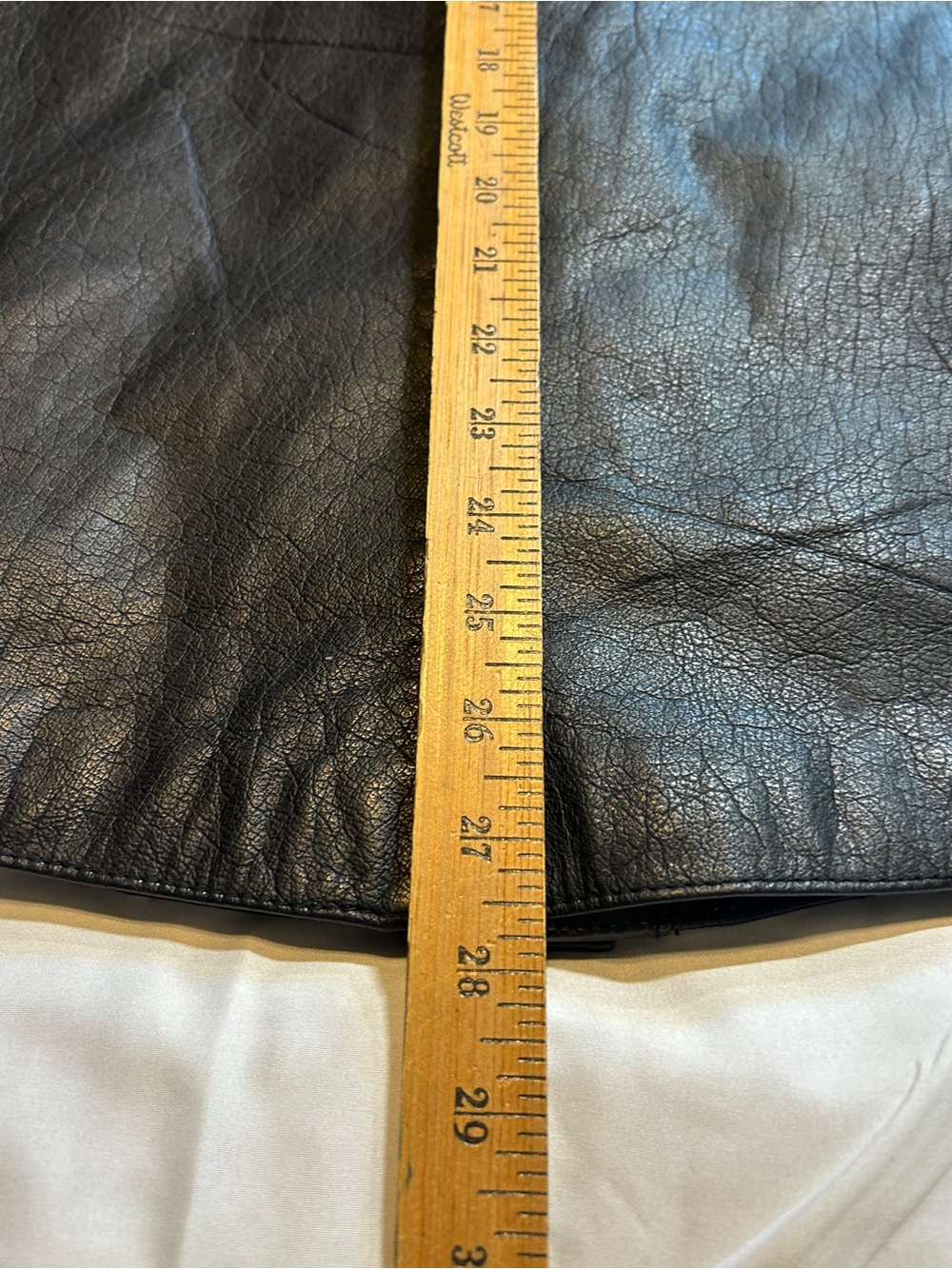 Hudson Leather Genuine Leather Black Shirt Jacket Size Small Vintage Moto - Picture 9 of 10